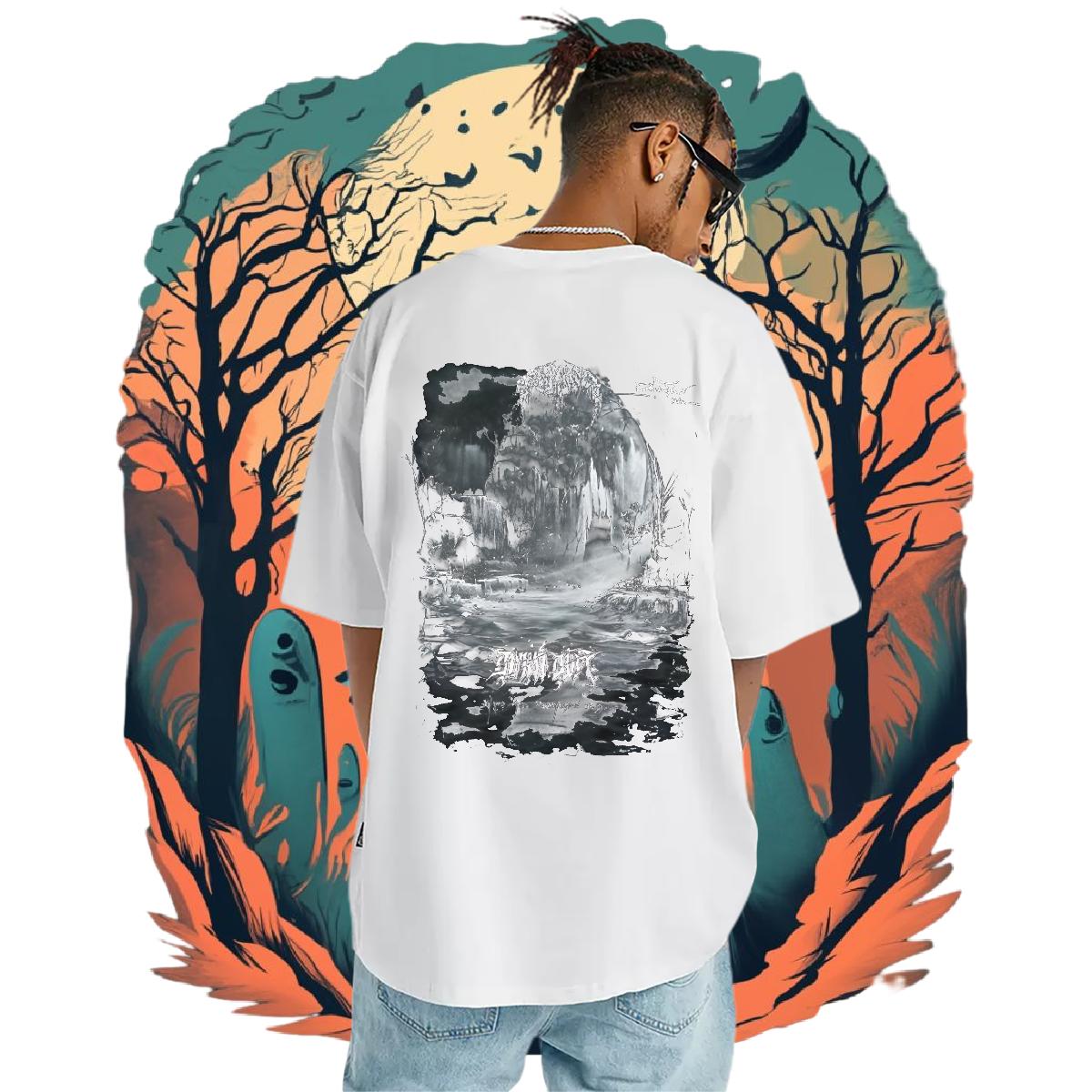 2024 Men T Shirts Oversized S-3XL Men Tops Tees Beach Round Neck Short Sleeve Unisex Clothings