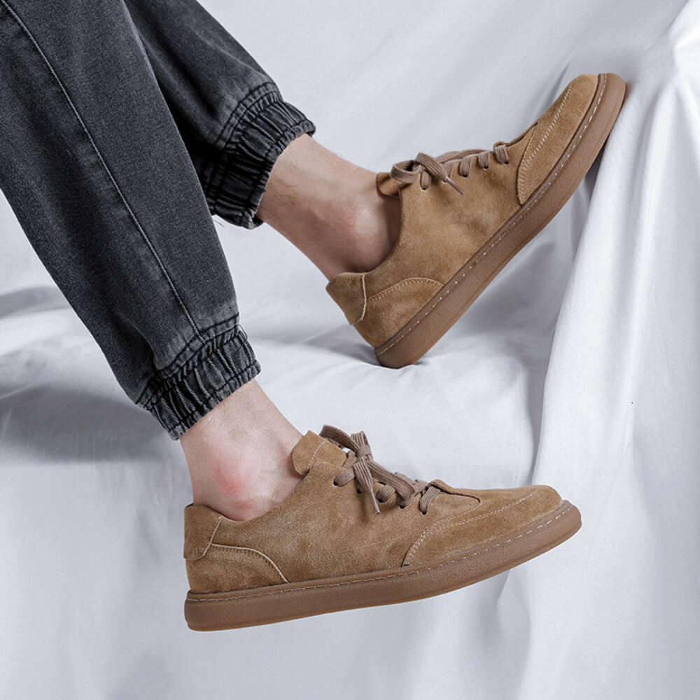 Ddmysports Wind Light Sewing Outdoor Suede Summer New China Chic Men S Fashionable Work Clothes Shoes OUTDOOR