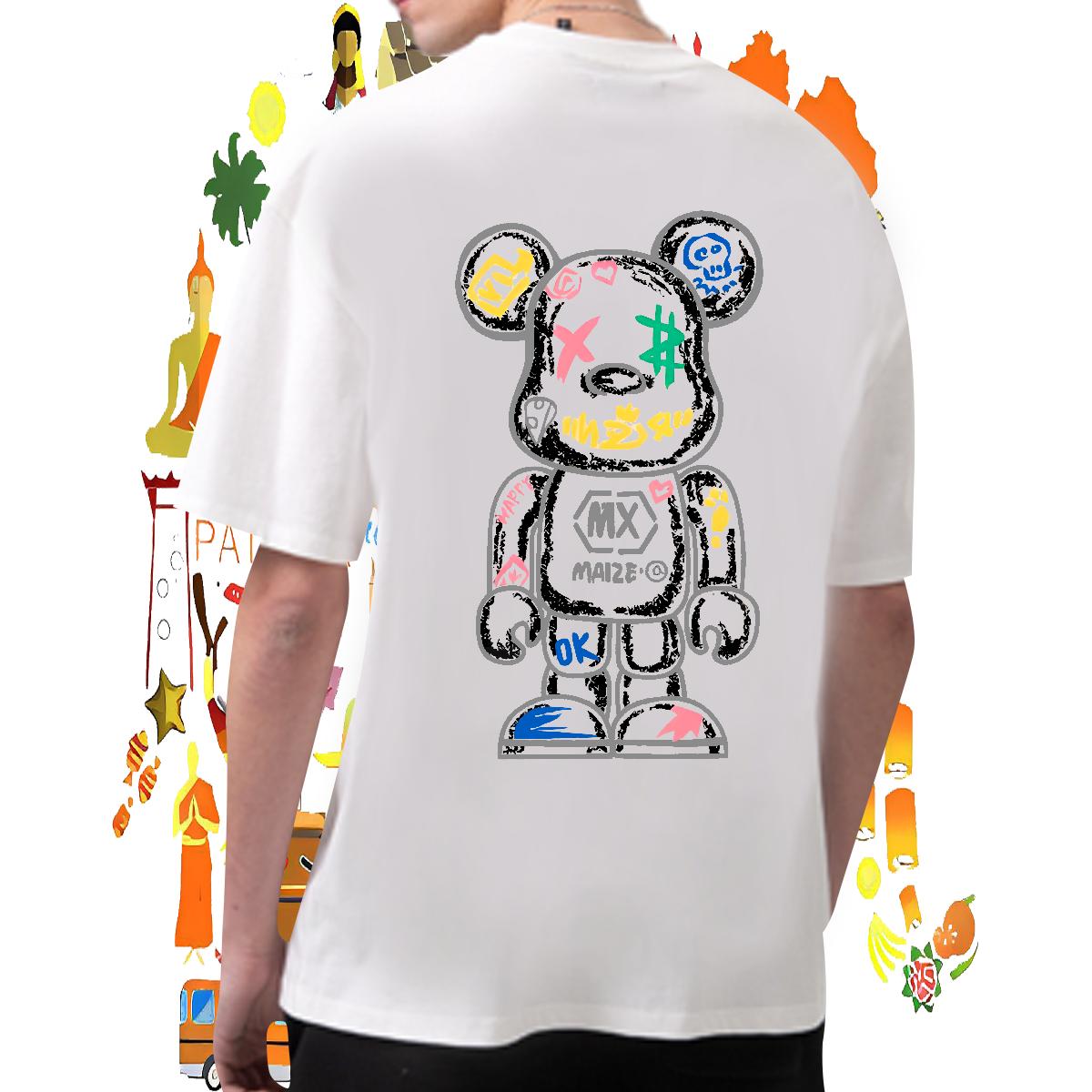 Fashion T Shirt For Man DIY Logo Men Tops Tees Sports Casual Breathable Short Sleeve Cool Clothes