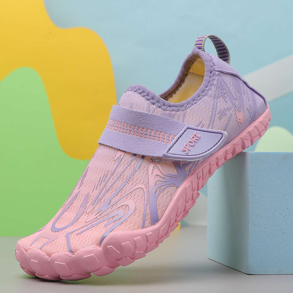 New KID Students Barefoot Quick-Drying Beach Swimming Aqua Indoor Fiess Running Summer Water Shoes 29-38# f4308