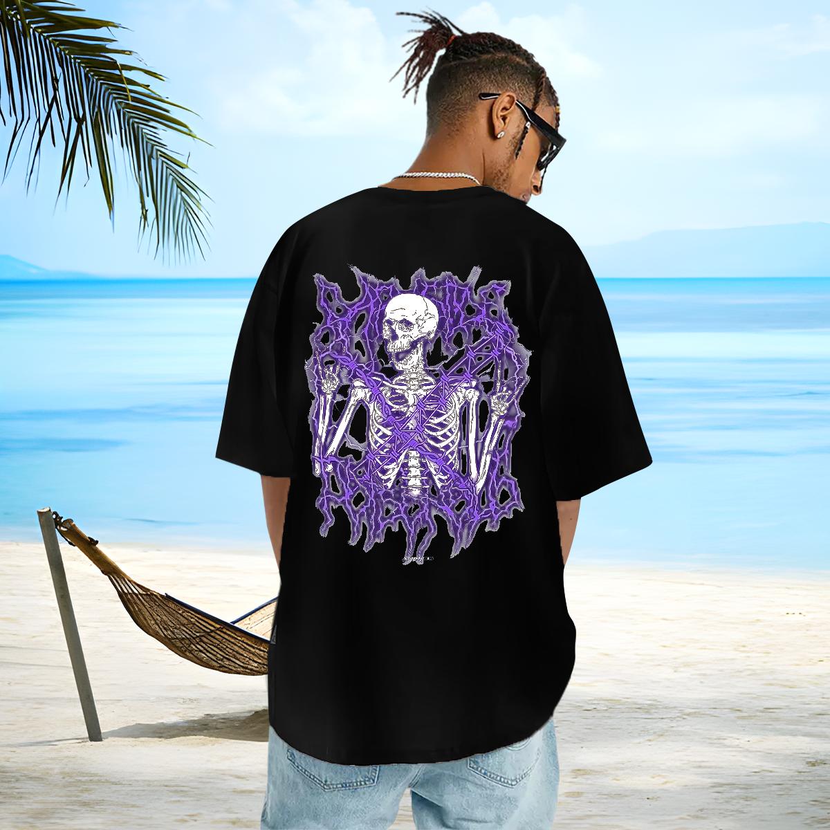 DIY Mens T Shirts White Plus Size Tshirt for Man Woman Street Cotton Breathable Unisex Clothings