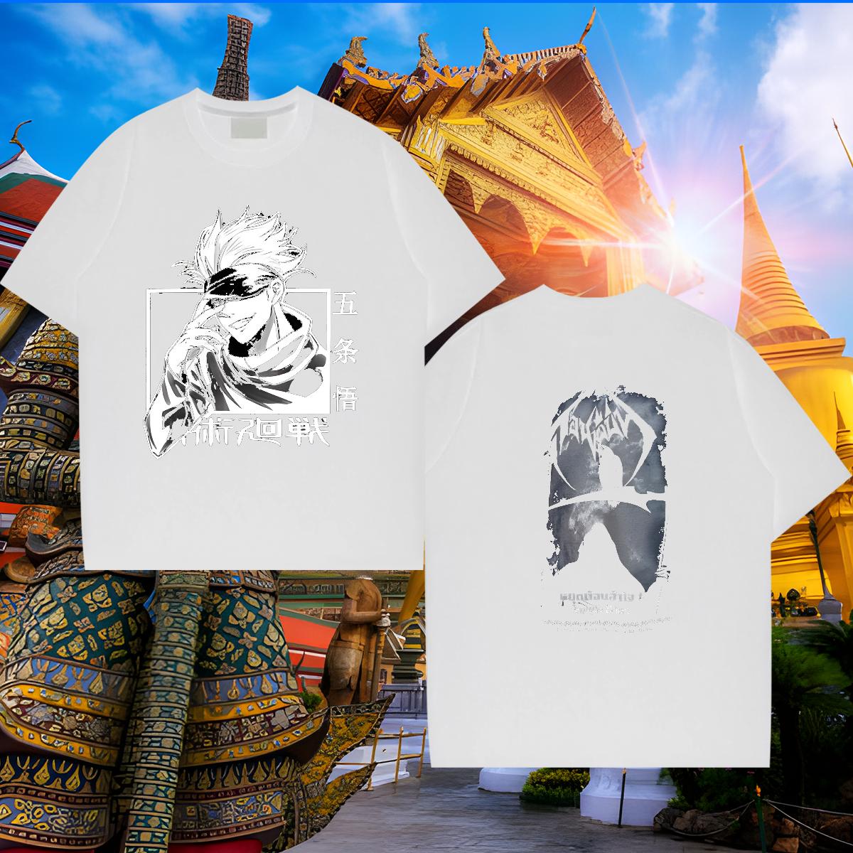 Classic T-Shirts Cartoon Print Men Tshirts Casual Daily Wear Short sleeve Cotton Soft Soft Tops