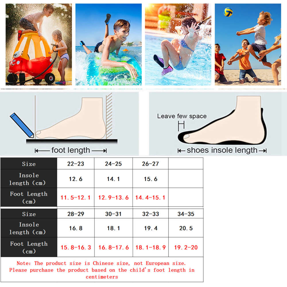 Kids Water Sport Beach Swimming Socks Cartoon Dinosaur Children Anti Slip Fiess Yoga Dance Surf Diving Underwater Shoes ddmythur