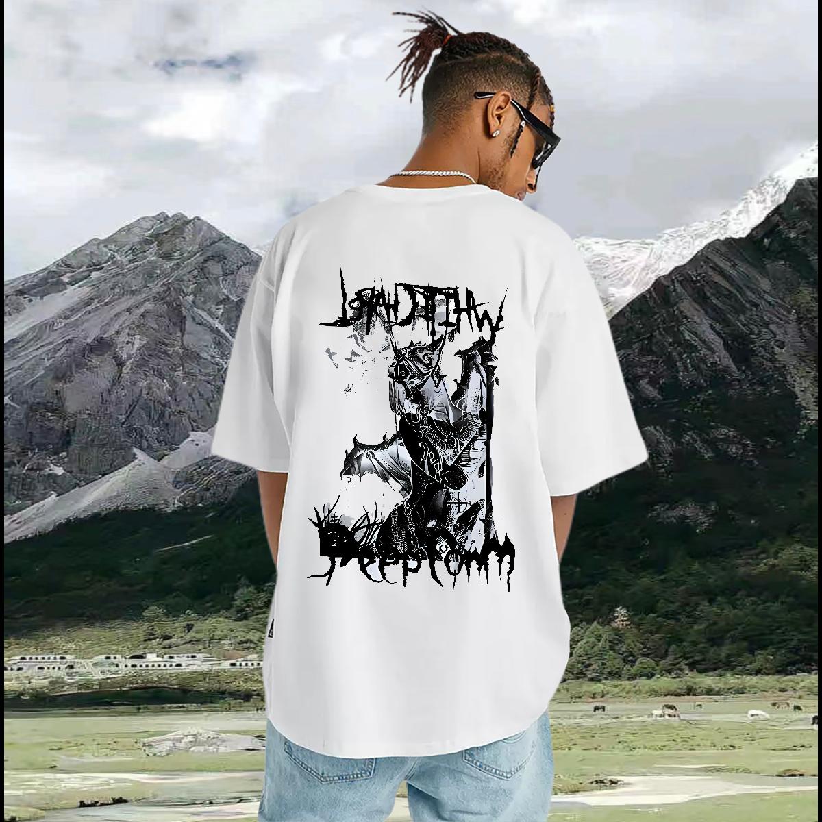 Designer Fashion Man T Shirts DIY Printed Men Tops Tees Street Breathable Short Sleeve Unisex Tees Shirts