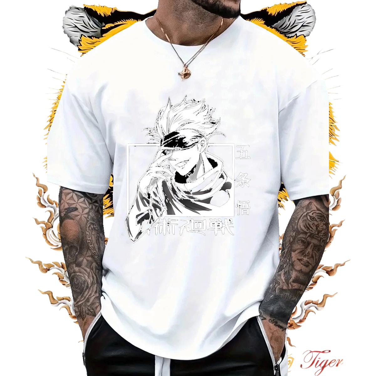 Customized Men T Shirts White Plus Size Men Tees High Street Hip Hop Breathable Crew Neck Wholesale Top Tees