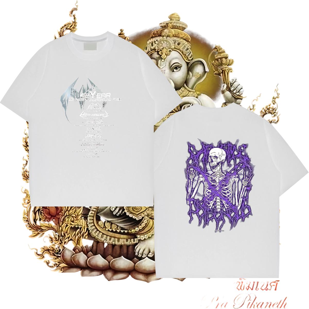 New T Shirt For Man Floral Print Men Tees Beach Crew Neck Cotton 5A Clothings