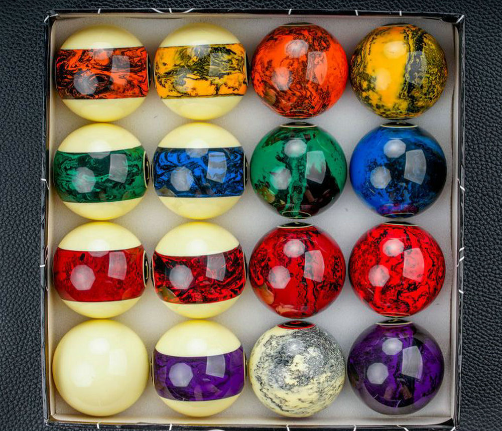 SAMURAI Dreamer TOURNAMENT Phenolic Resin Billiard Pool Ball Complete Set 2-1/4"