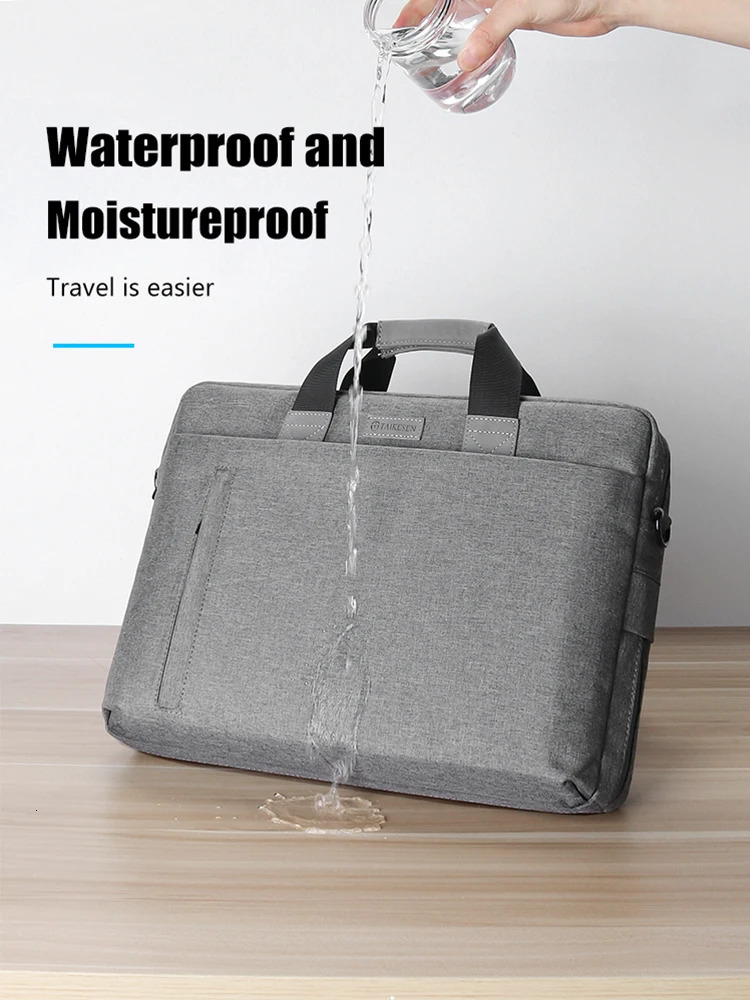 Laptop Bag case 13.3 14 15.6 17.3 inch Waterproof Notebook Bag for Macbook Air Pro 13 15 Computer Shoulder Handbag Briefcase Bag 240528
