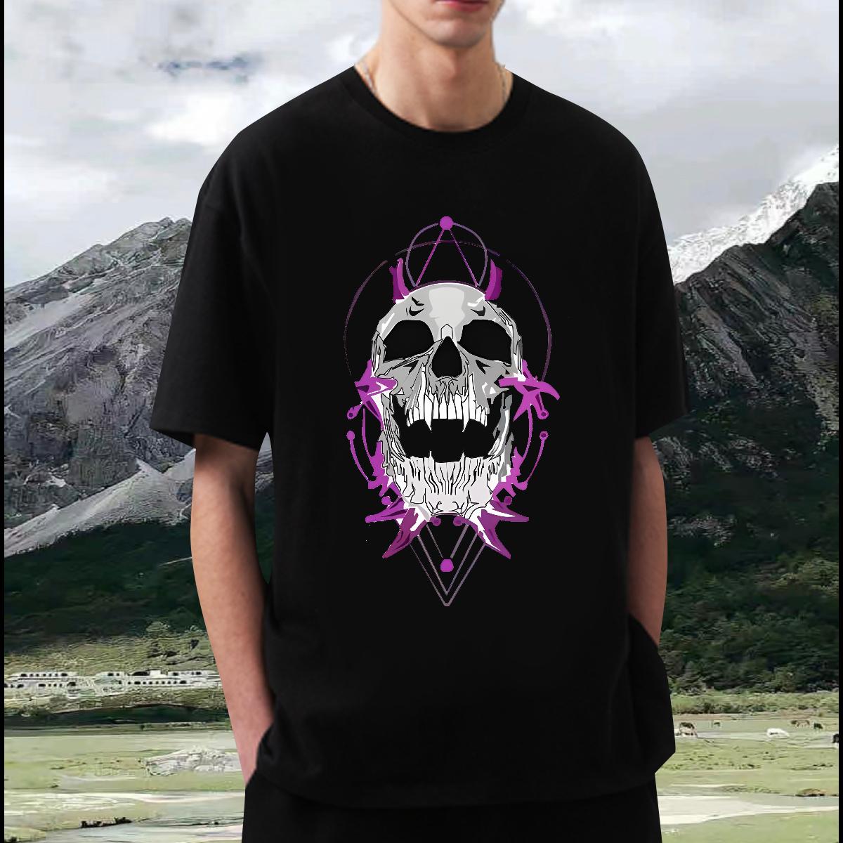 Custom T Shirt For Man Custom Cartoon Men Tshirts Spring Summer Cotton Breathable Short Sleeve Loose Tees