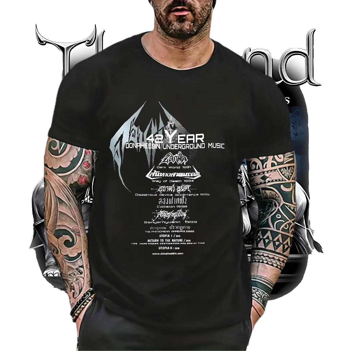 Fashion Casual T-Shirts Anime Mens Tshirts Street Wear Cotton Breathable Soft Brand Polos