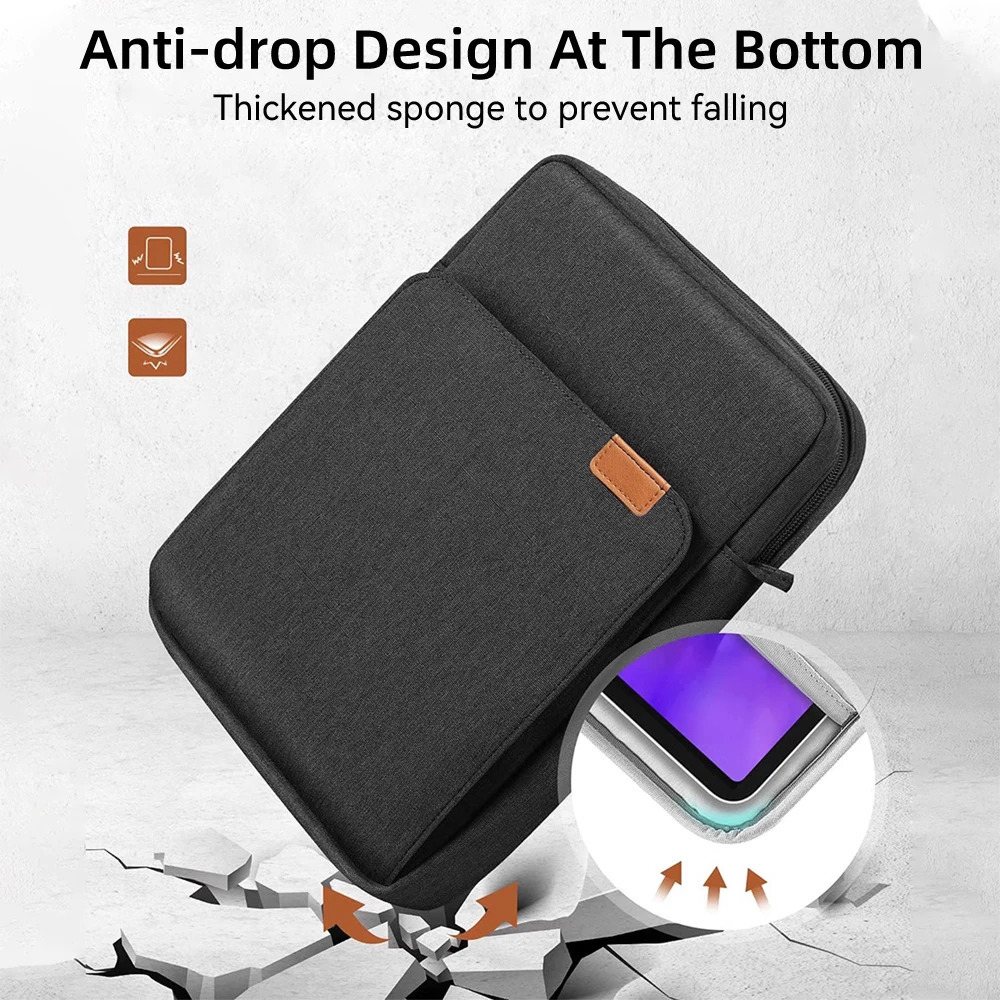 Laptop Handbag Cover For Macbook Air Pro 11 12 13 inch Waterproof Notebook Bag For 9 to 13 inch Tablet Multi Pockets Case 240528