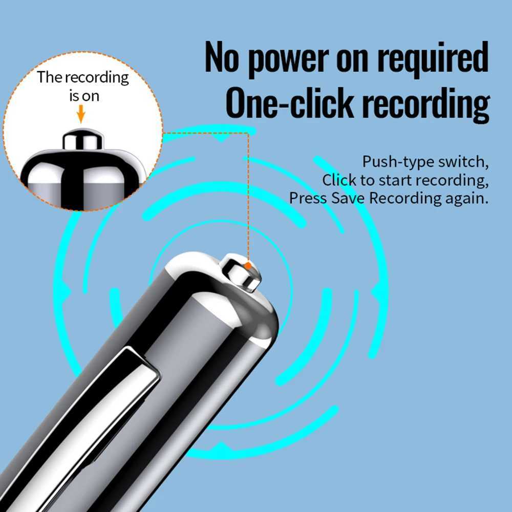 Digital Voice Recorder Professional voice activated recording pen portable voice recorder Dictaphone digital voice recording long-term audio recorder 