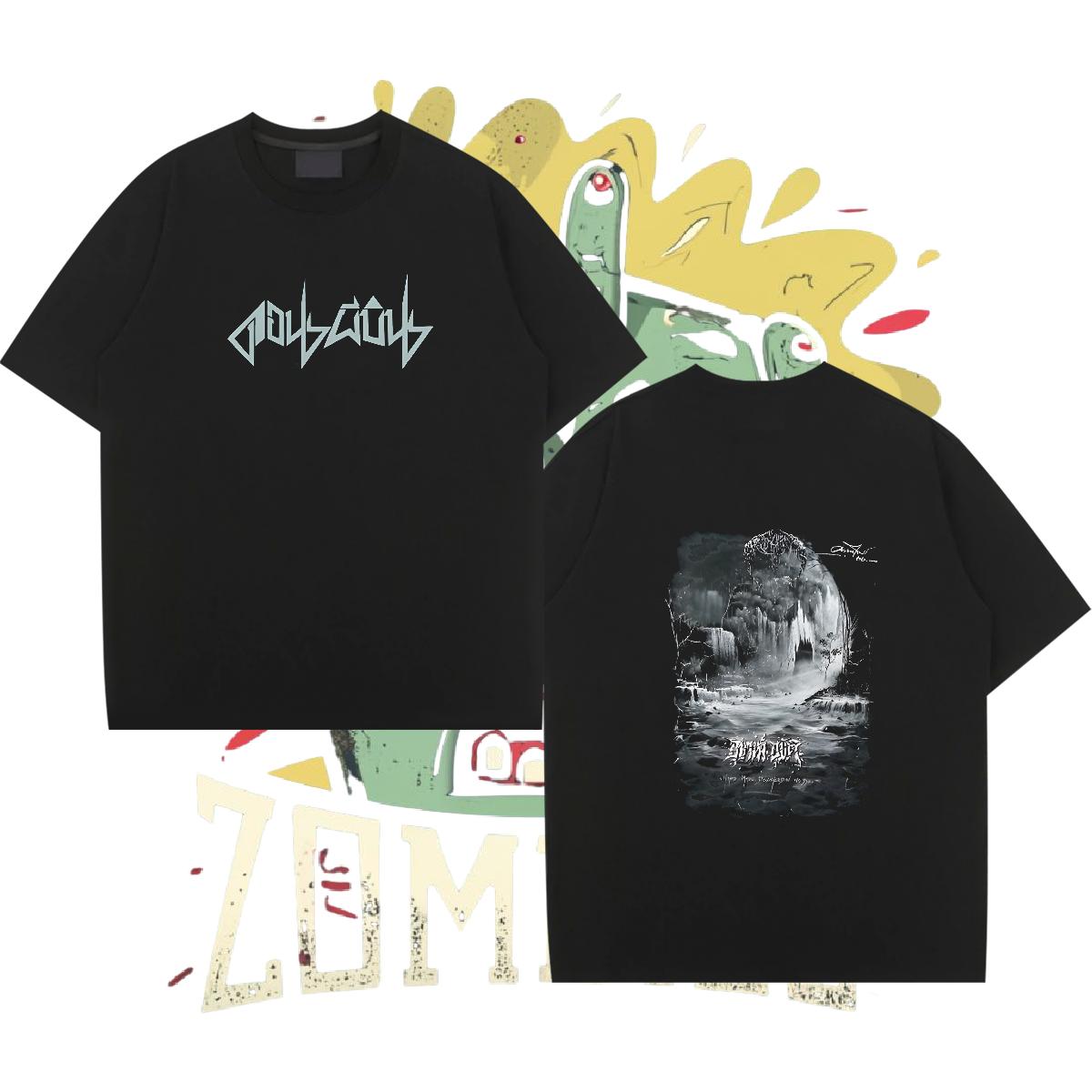 Fashion Designer T shirt Black White Tshirts Daily Wear Cotton O Neck Short Sleeves Popular Clothes