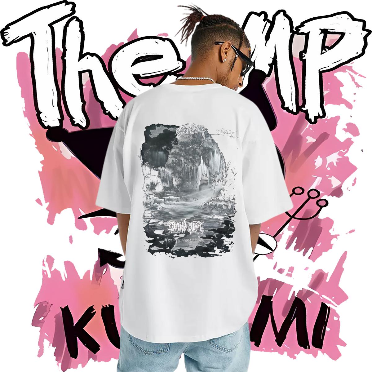 Fashion Casual Men T Shirts Oversized Tshirts Sports Casual Breathable Crew Neck Cotton Popular Clothings