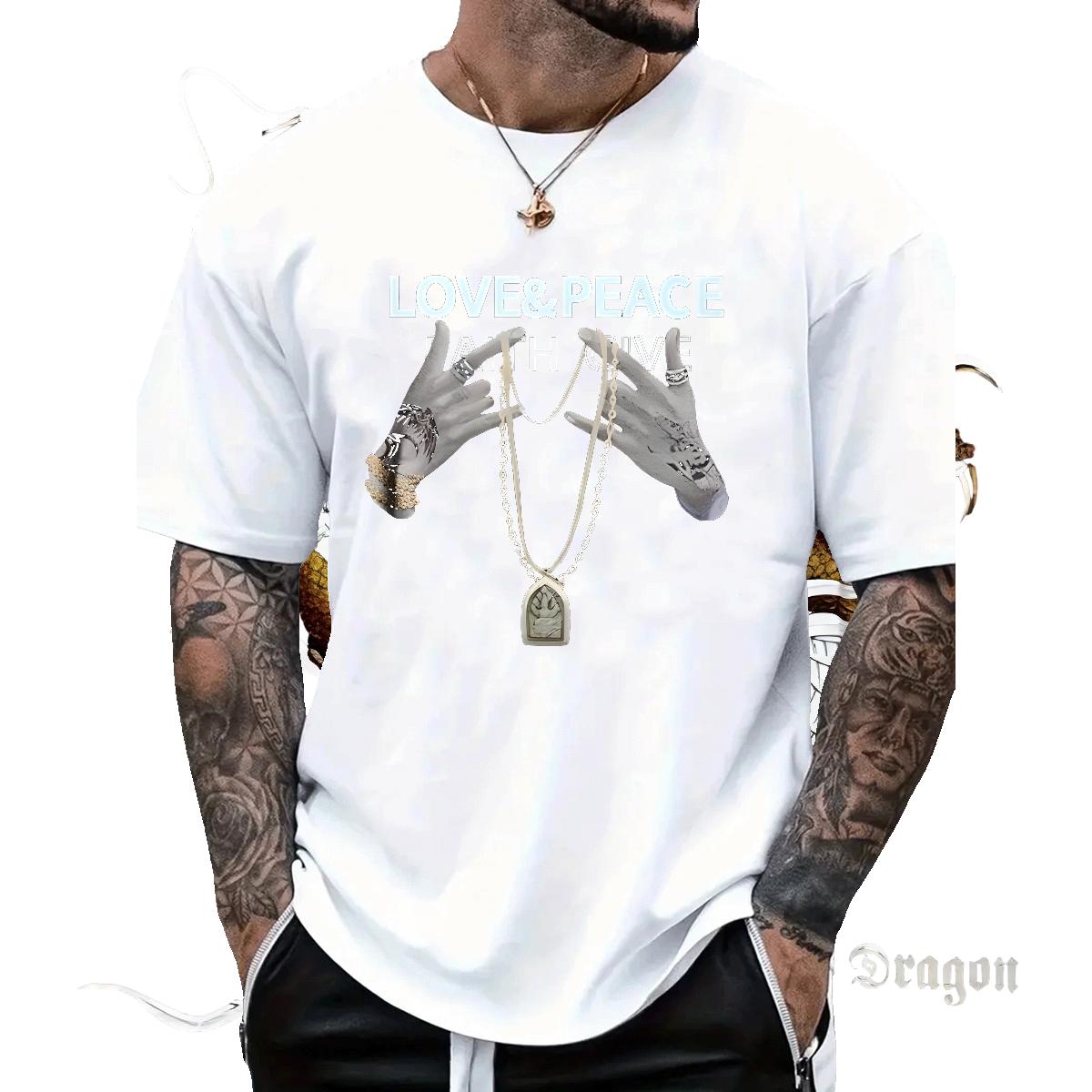 Wholesale T shirt Oversized S-3XL Tshirts Daily Outfit Cotton Breathable Short Sleeve Loose Fit Clothes