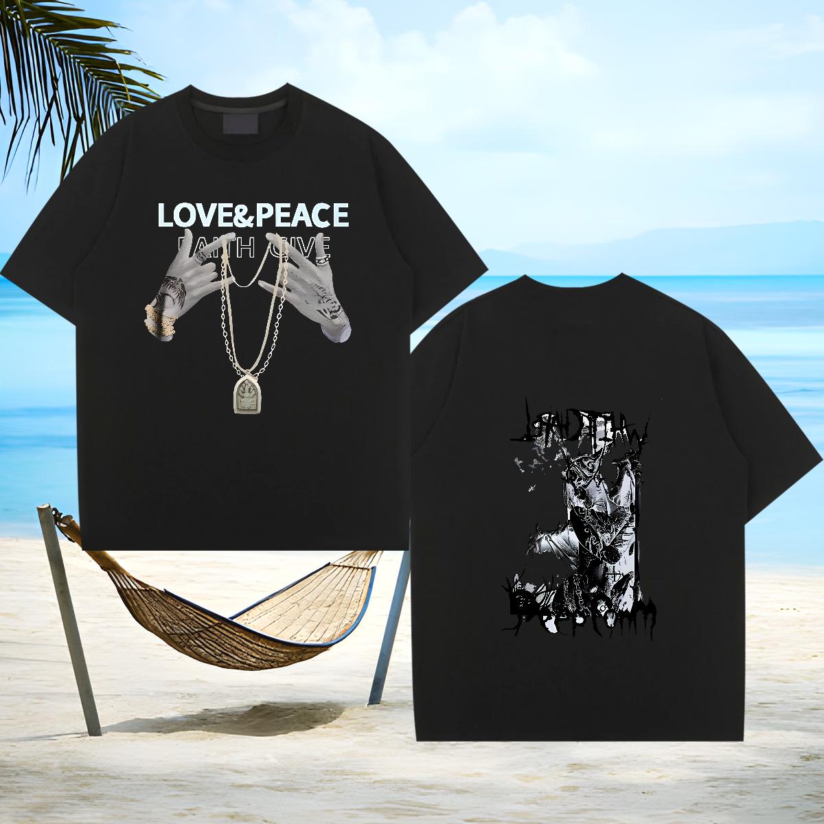 2024 New T Shirt For Man Oversized Tshirt for Man Woman Beach Cotton O Neck Short Sleeves Cool Design Tshirts