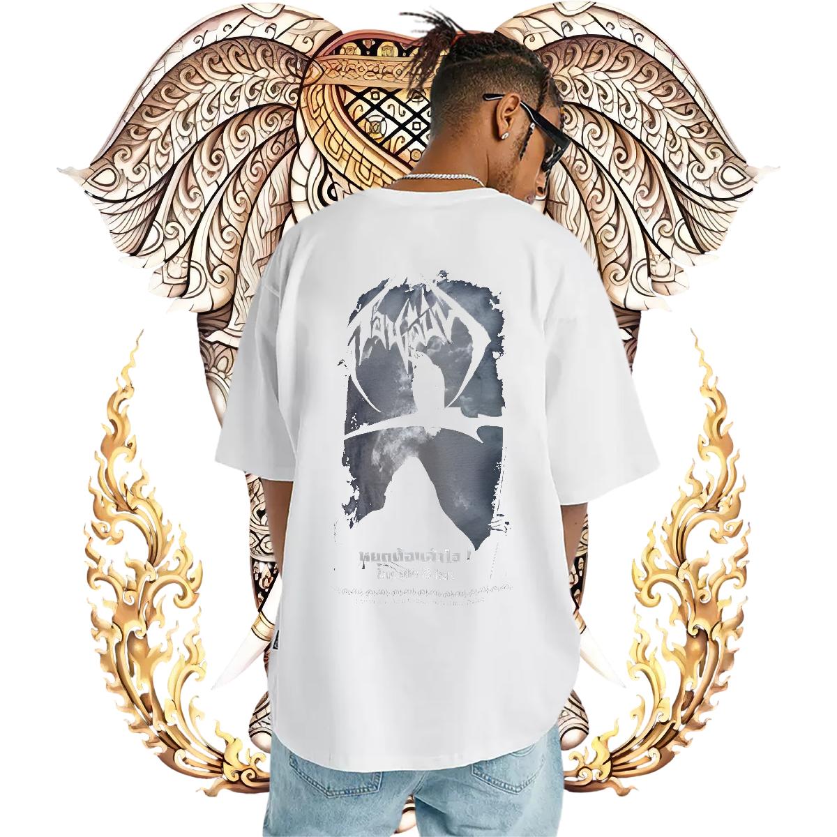 DIY Customized T-Shirts Floral Print Men Tees Spring Summer Cotton Breathable Designer Clothes