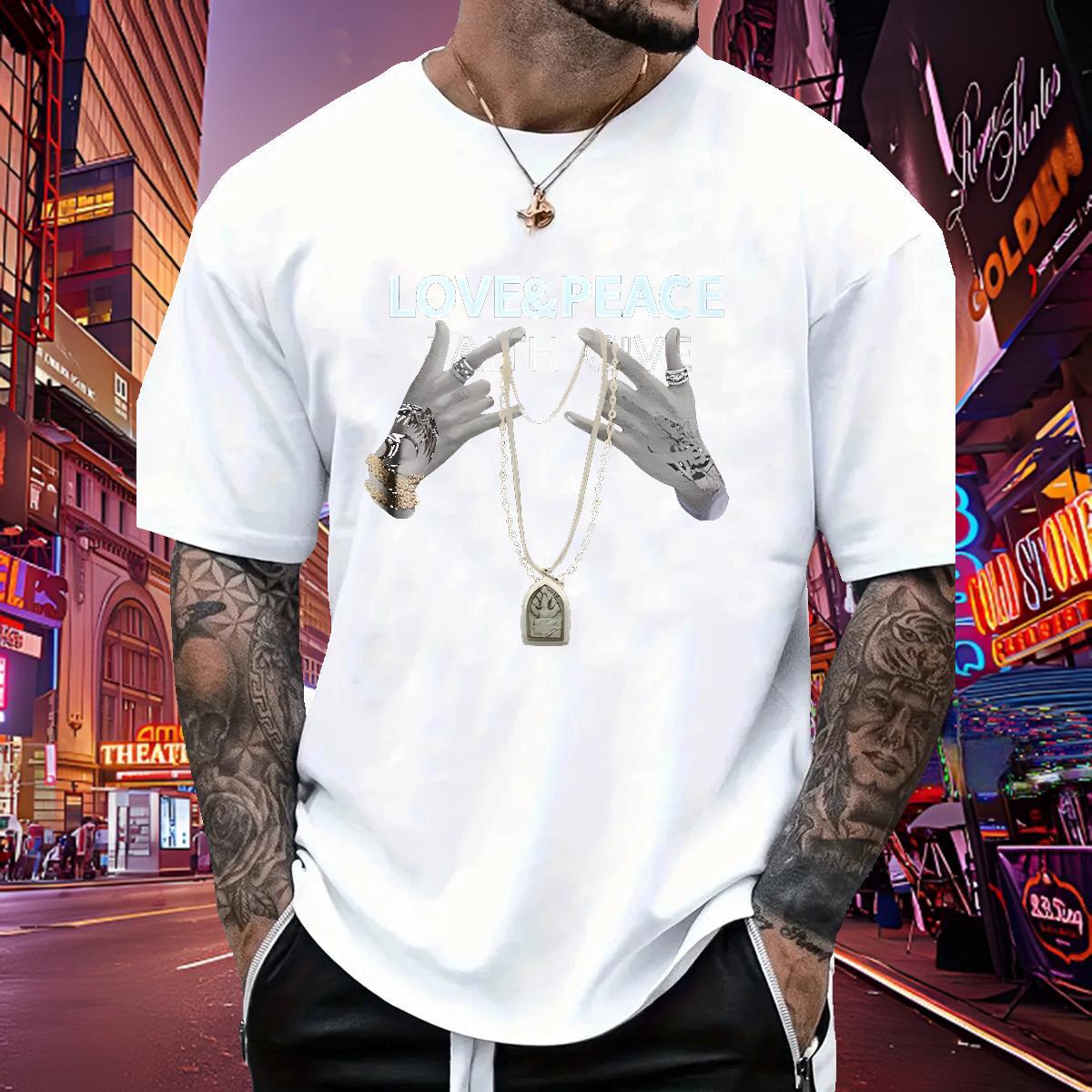 Designer Fashion T Shirts Men Plus Size Custom Men Tops Tees Casual Beach O-Neck Short Sleeve Cotton Loose Clothes