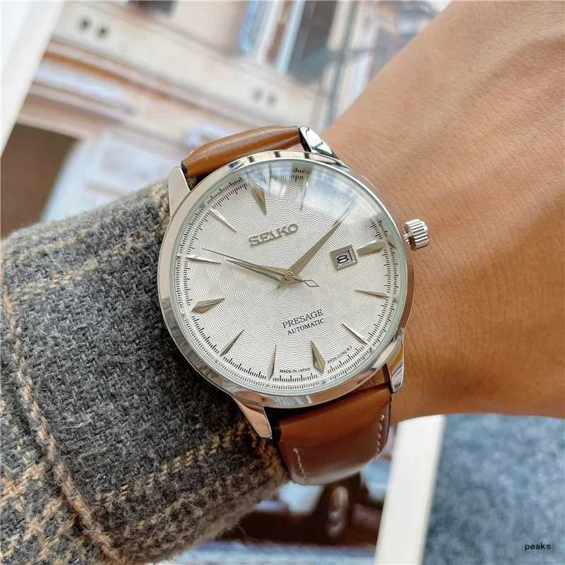 Other Watches New Luxury Business Precision Watch Mens Quartz Fashion Casual dial Comfortable leather strap with luminous hands High Performance Watch J240530A0I