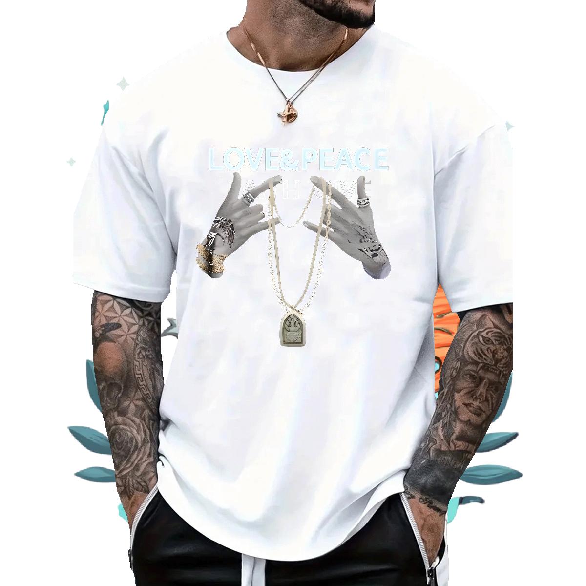 Wholesale T-Shirts Custom Print Plus Size Couples T Shirts Spring Summer Short sleeve Cotton Soft Brand Tops Tees