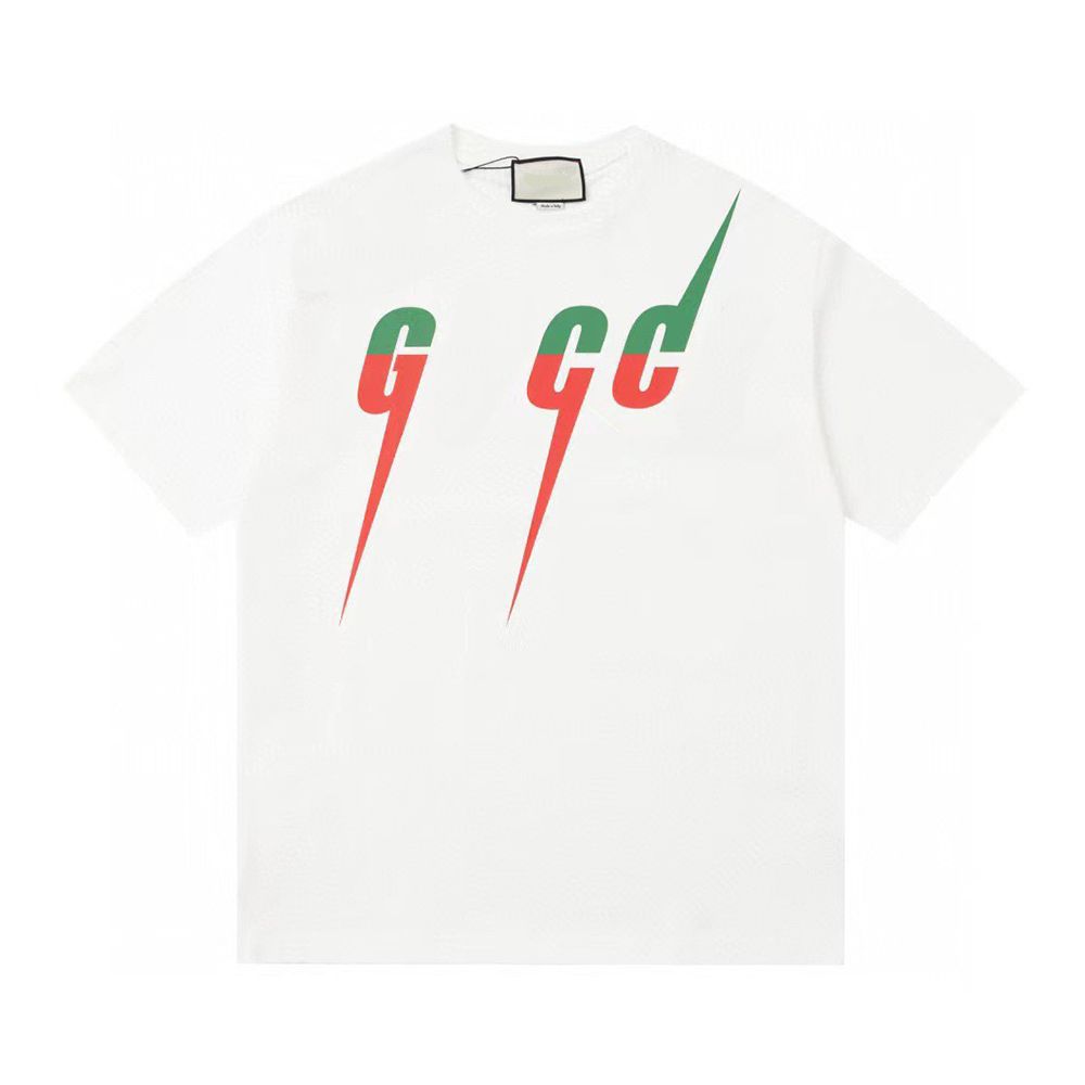 Mens cotton casual Letter shirt mens fashion Printed Shirts high-quality Tees round neck Short Sleeve Fashion Brand Designer Black T Shirt