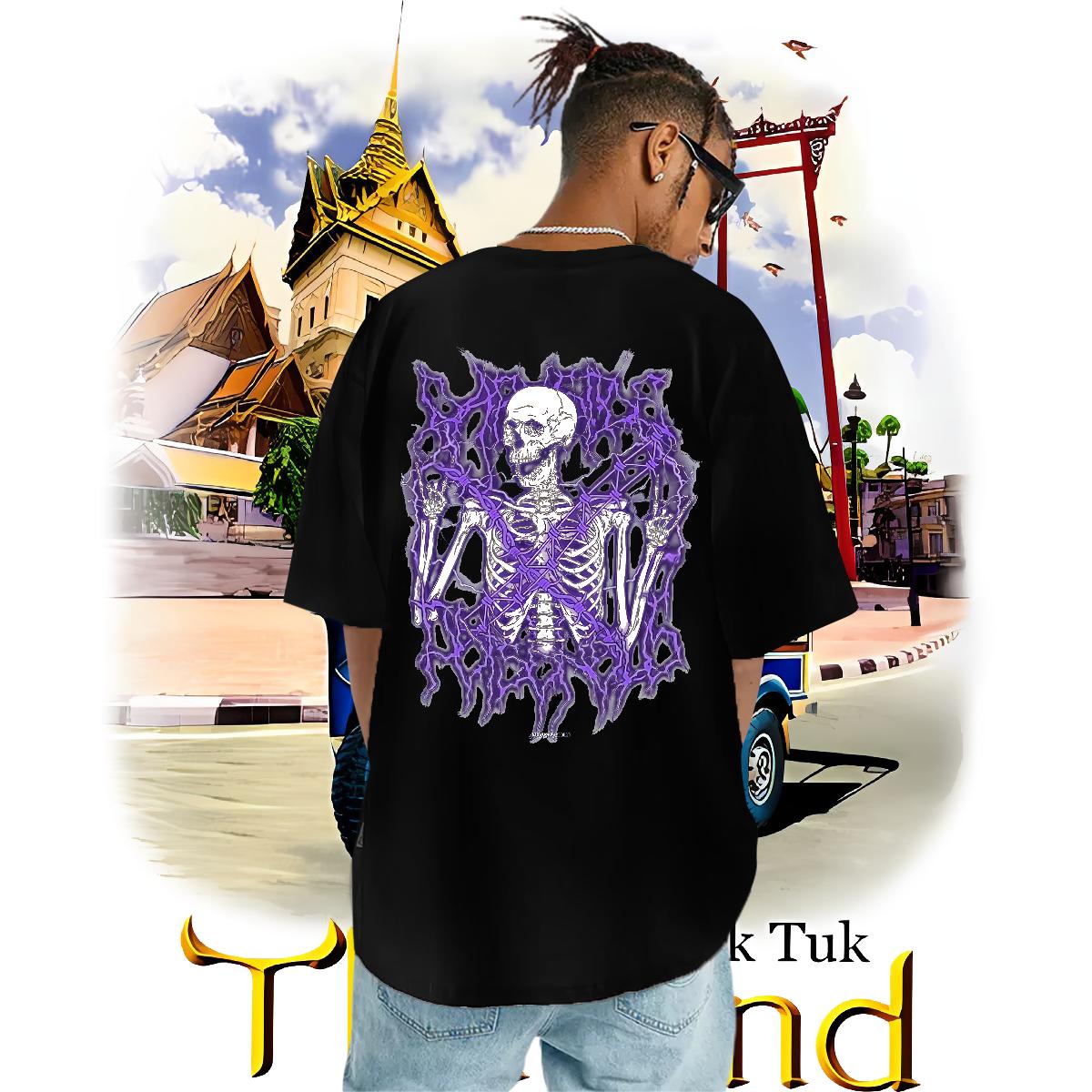 New Designer T-Shirts DIY Printed Men Tees Casual Daily Wear Cotton O Neck Short Sleeves High Quality Tee Shirt