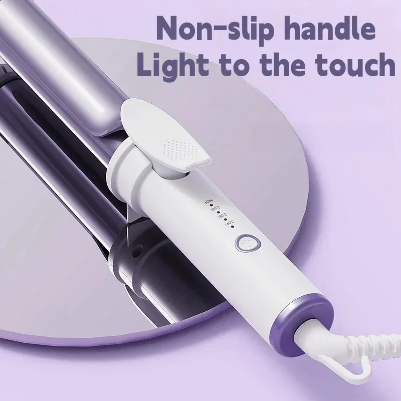1pc Hair Curling Iron Instant Heat 40mm Professional Hair Curler Rolling Iron Adjustable Temperature For DIY Home And Salon Use 240530