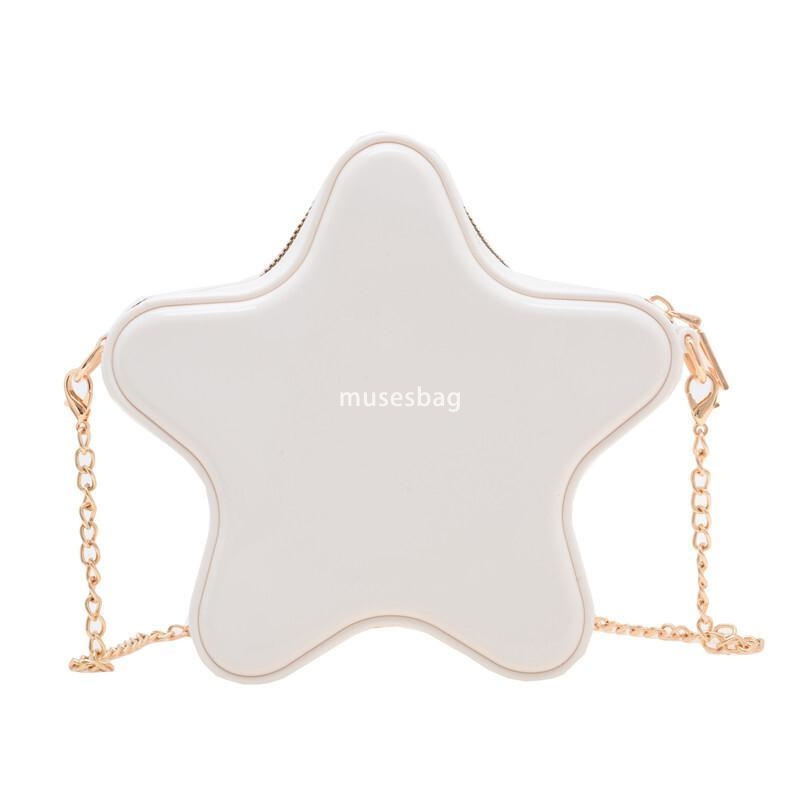Star Bag Cute Cartoon Bag New Bag Women's Crossbody Bag Fashion Chain Bag Girl Heart Shoulder Bag Mini Small Bag Advanced Portable Bag