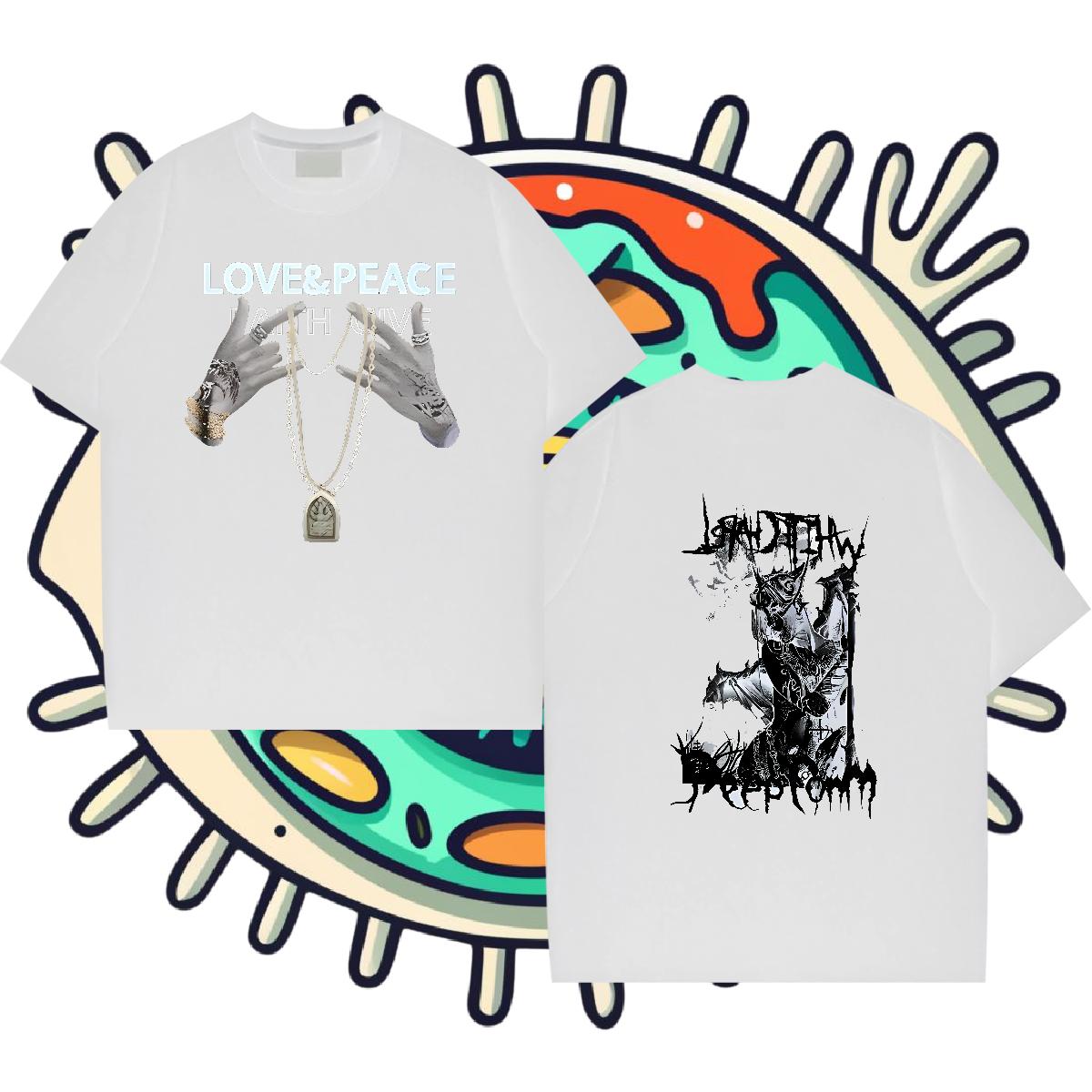 Customized T Shirts Men Custom Men Tees Daily Outfit Cotton Breathable Comfortable Wear