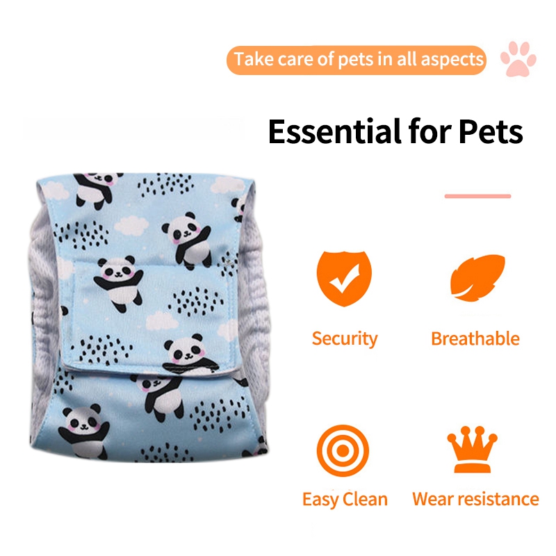 Adjustable Dog Diapers Washable Physiological Pant Male for Dog Safety Underwear Reusable Panties for Small Medium Dog Perros
