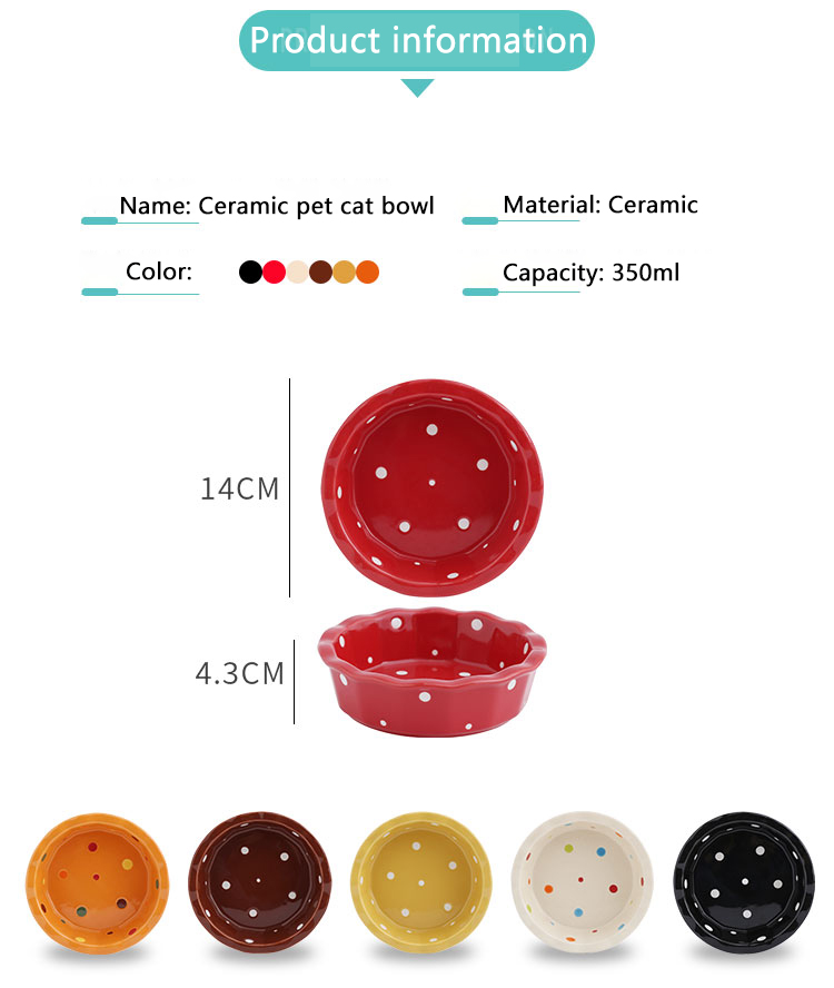 2025 new Ceramic Cats Feeding And Water For Pet Feeder Drinker Puppy Dog Food Dishes Eatting Bowl Porcelain Cat Supplies Accessories