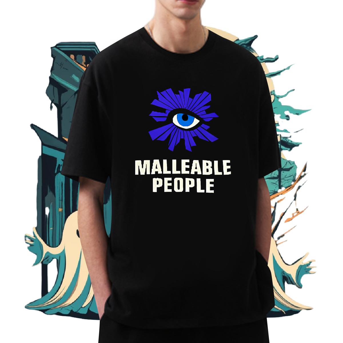 Wholesale Man T Shirts Cartoon Print Men Tops Tees High Street Hip Hop Cotton O Neck Short Sleeves Comfortable Polos