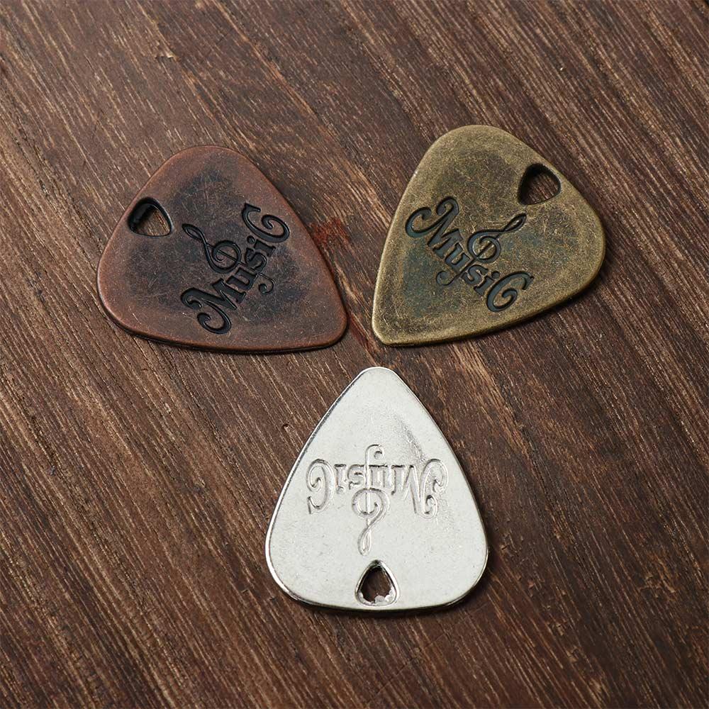 Stringed Instruments Musical Instruments Guitar Parts and Accessories Metal Guitar Pick Guitar Pick Plectrum Zinc Alloy Pick
