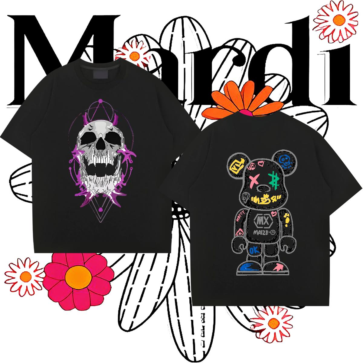 New Arrival Men T Shirts Custom Men Tops Tees Street Wear Breathable Crew Neck Loose Clothings