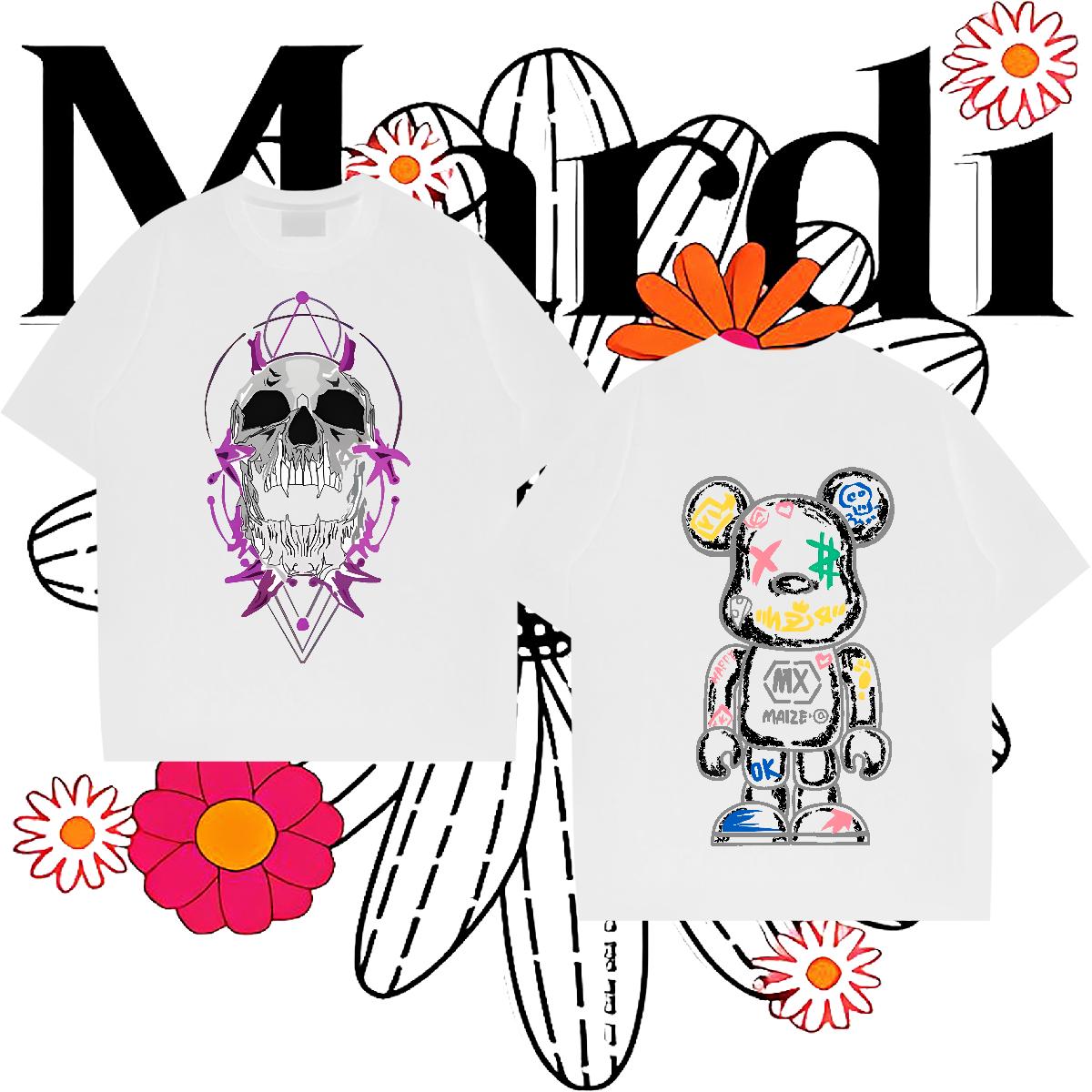 New Arrival Men T Shirts Custom Men Tops Tees Street Wear Breathable Crew Neck Loose Clothings