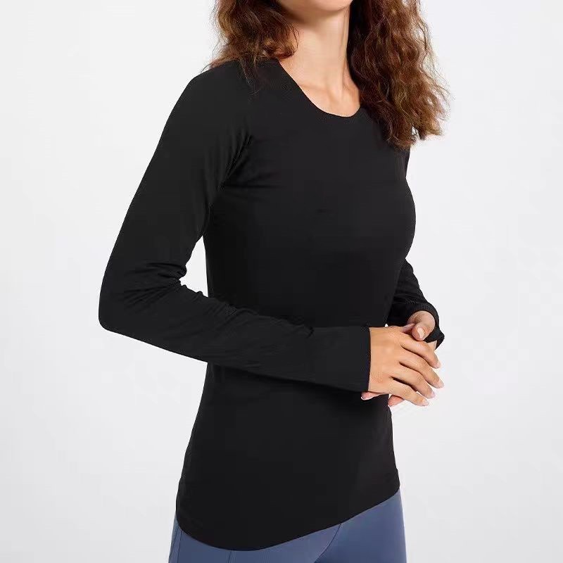 womens t sweatshirt long sleeved shirt Breathe Gym quick dry Seamless Long Sleeve Sports T-shirt Fiess Yoga Running Top Sportswear