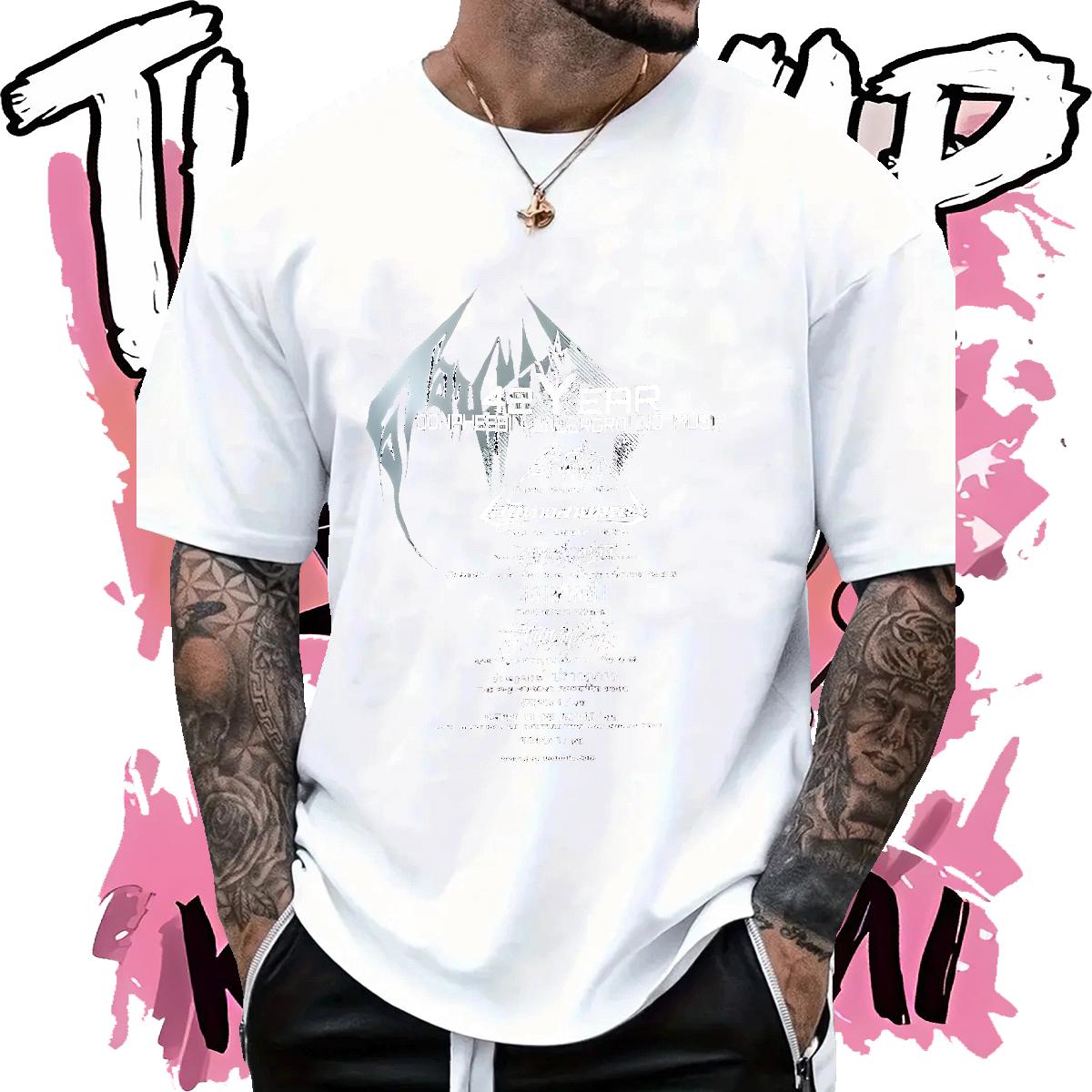 Brand T Shirt For Man Black Oversized Mens Tshirts Summer Casual O-Neck Short Sleeve Cotton Loose Tops Shirt