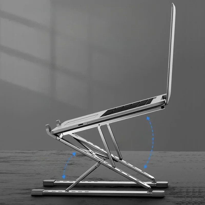 Laptop Stand: Foldable Aluminum Adjustable Computer/Tablet/Notebook Table Holder for Heat Dissipation dh5727163