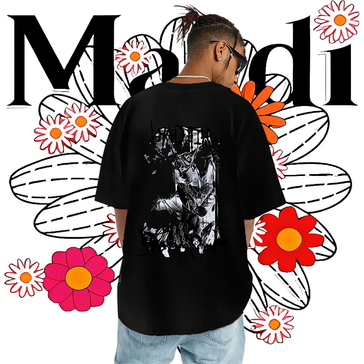 DIY Customized T shirt Cartoon Print Tshirts Street wear Hip Hop Breathable Short Sleeve Comfortable Tee Shirt