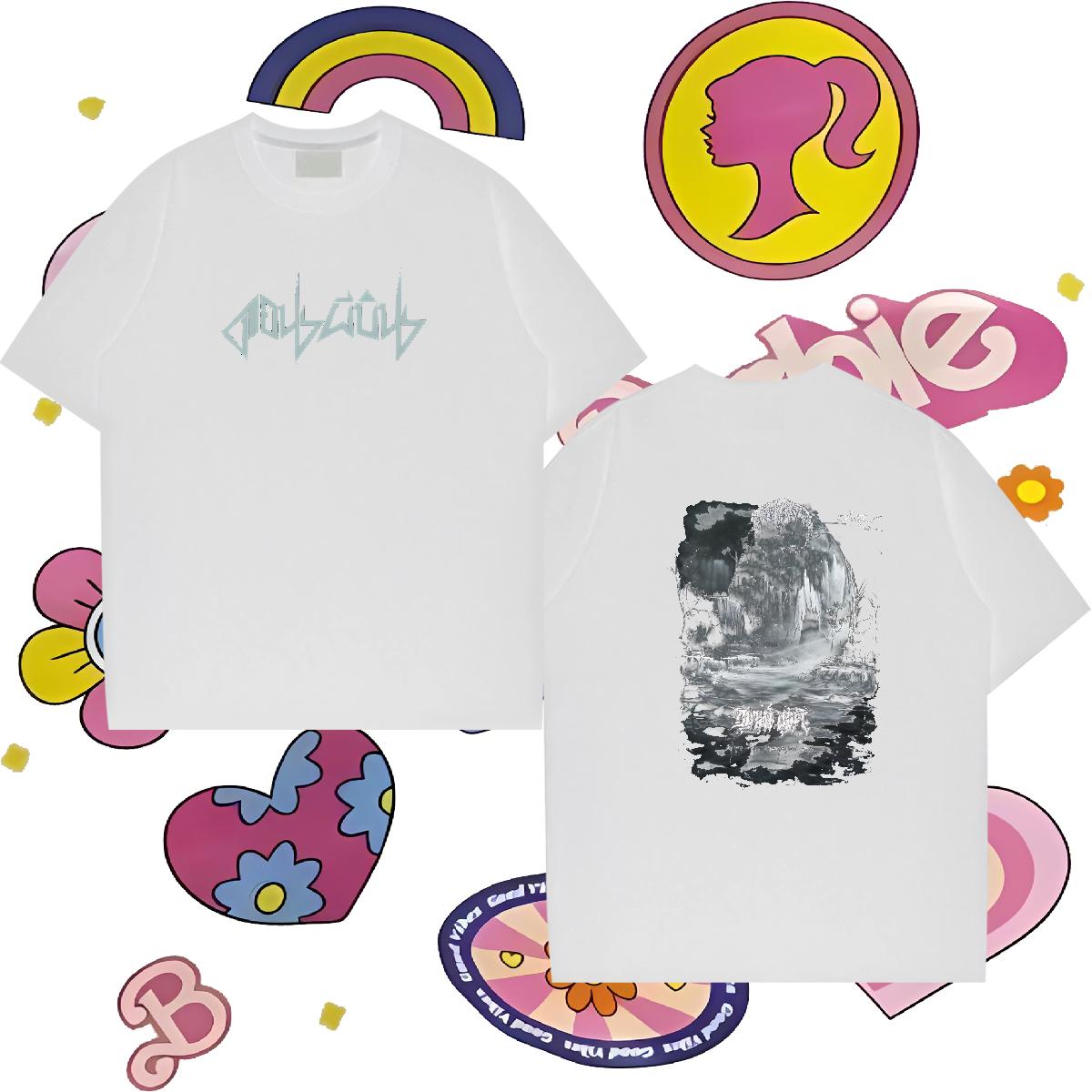 New T Shirts Men Custom Print Oversized Couples T Shirts Outdoor Short Sleeve Cotton O-Neck Brand Tees Shirts