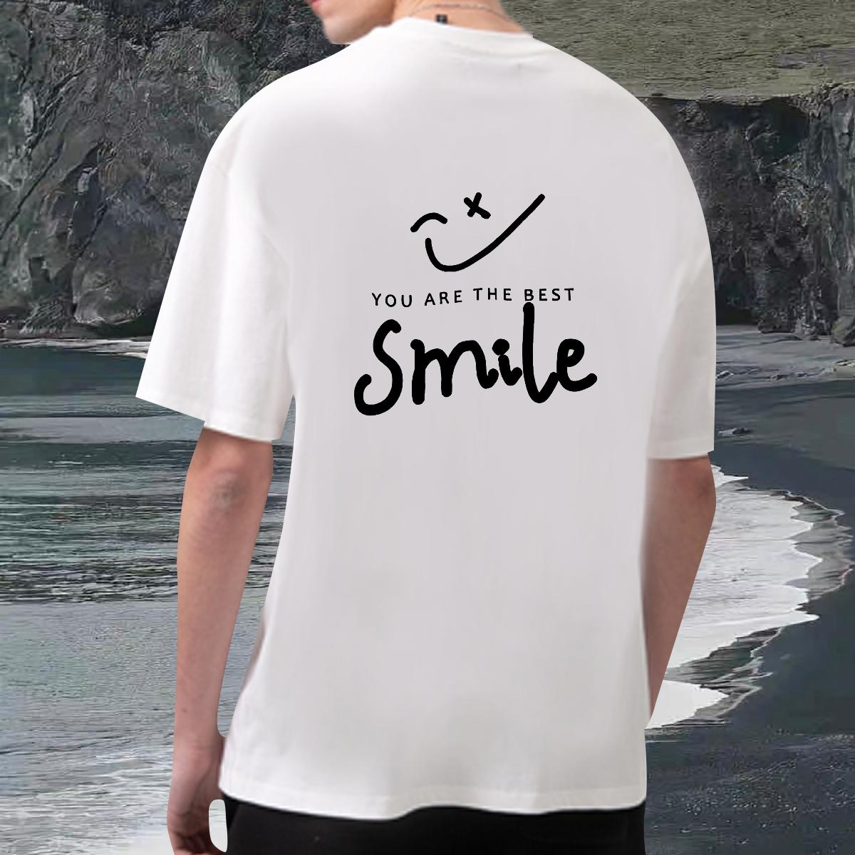 Classic Casual Man T Shirts Graphic Men Clothes T-Shirt Hip Hop Street Breathable Crew Neck Cotton Comfortable Tees