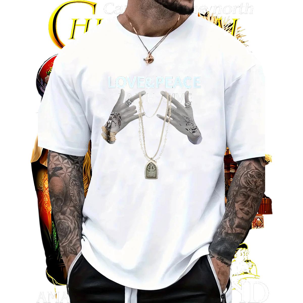 2024 T Shirts Men DIY Logo Tshirts Casual Daily Wear Breathable Short Sleeve Loose Fit Top Tees