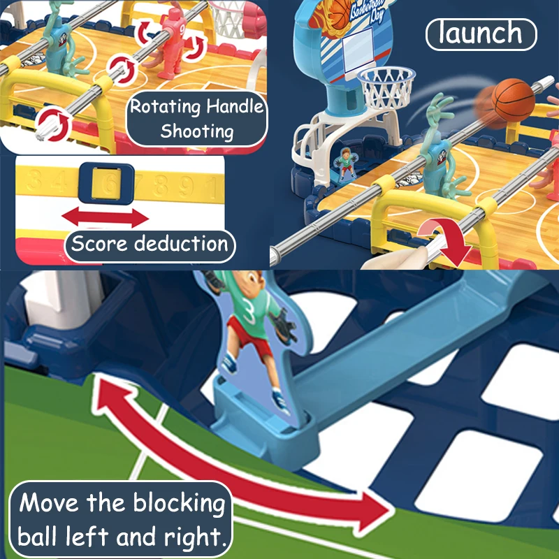 Table Football Desktop Basketball Shooting Toy Fun Sports Parent-Child Lnteractive Tabletop Game Adults And Kids Gril Boys Gifts