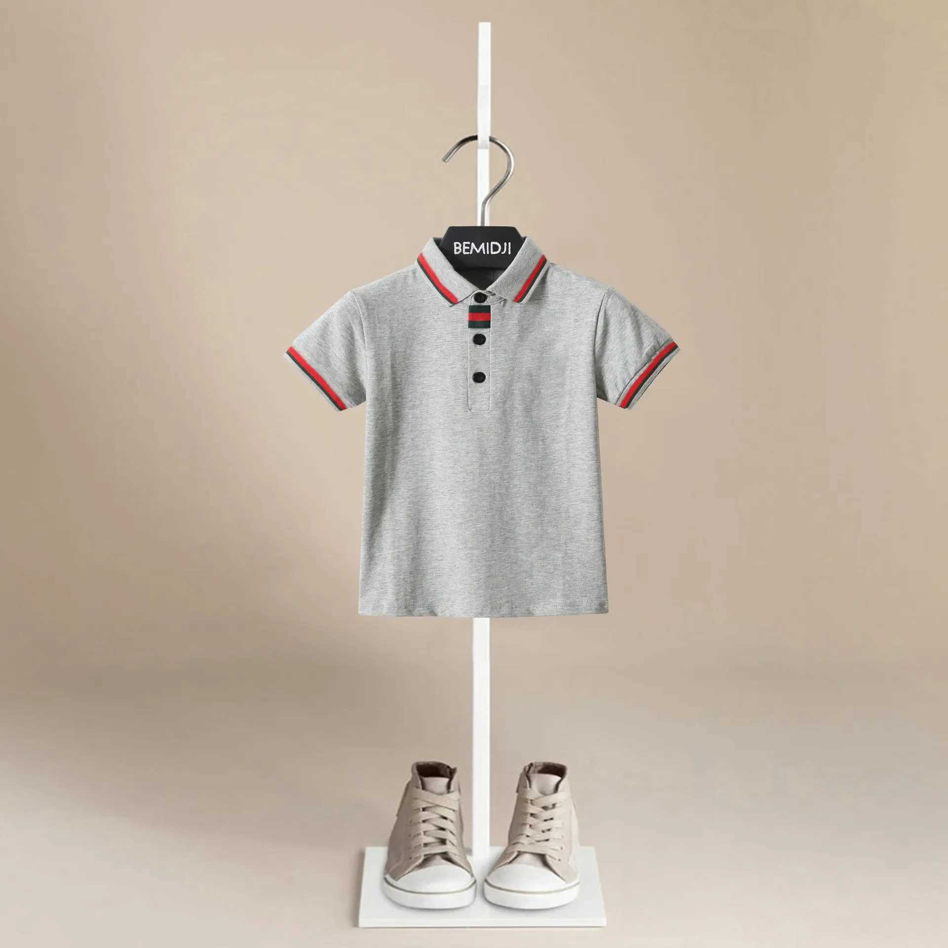 Polos Polos New childrens boutique clothing girls summer polo T-shirt dress childrens family matching clothing brother sisters baby clothing WX5.29