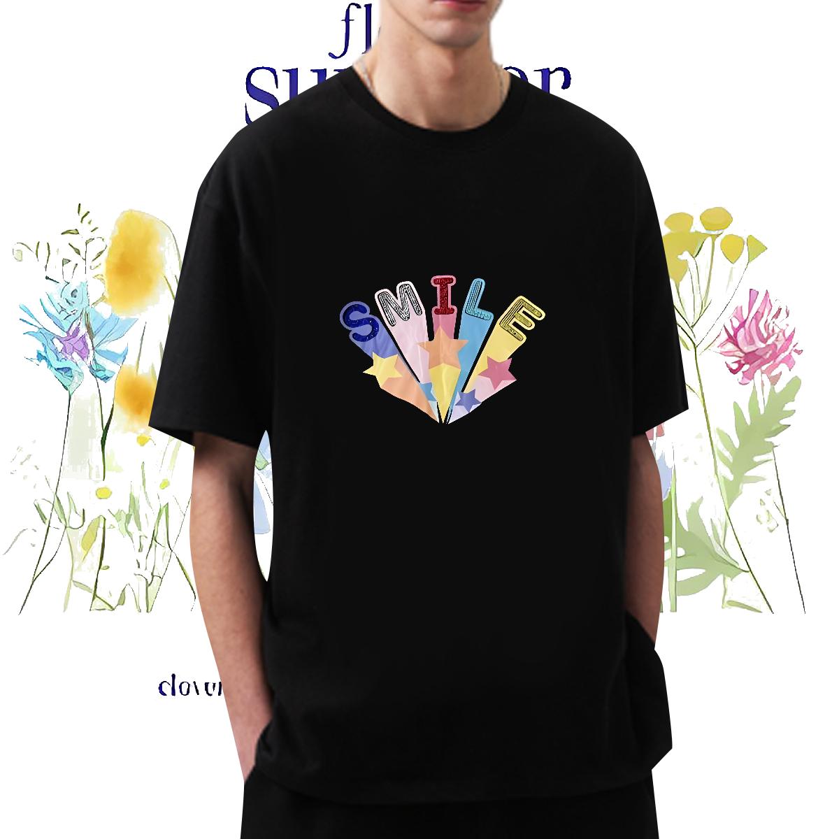 Designer T shirt DIY Tshirts Casual Beach Crew Neck Cotton Breathable Cool Design Tops