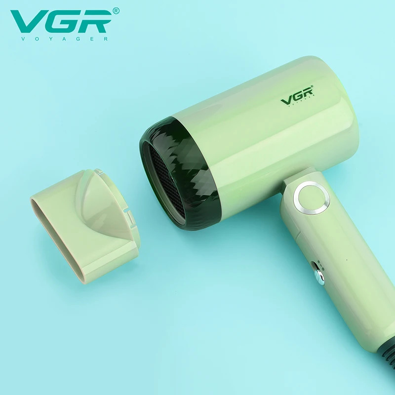 VGR Hair Dryer Professional Dryer Foldable Hair Dryer Machine Overheating Protection Hair Salon for Household Use Mini V-421 240530