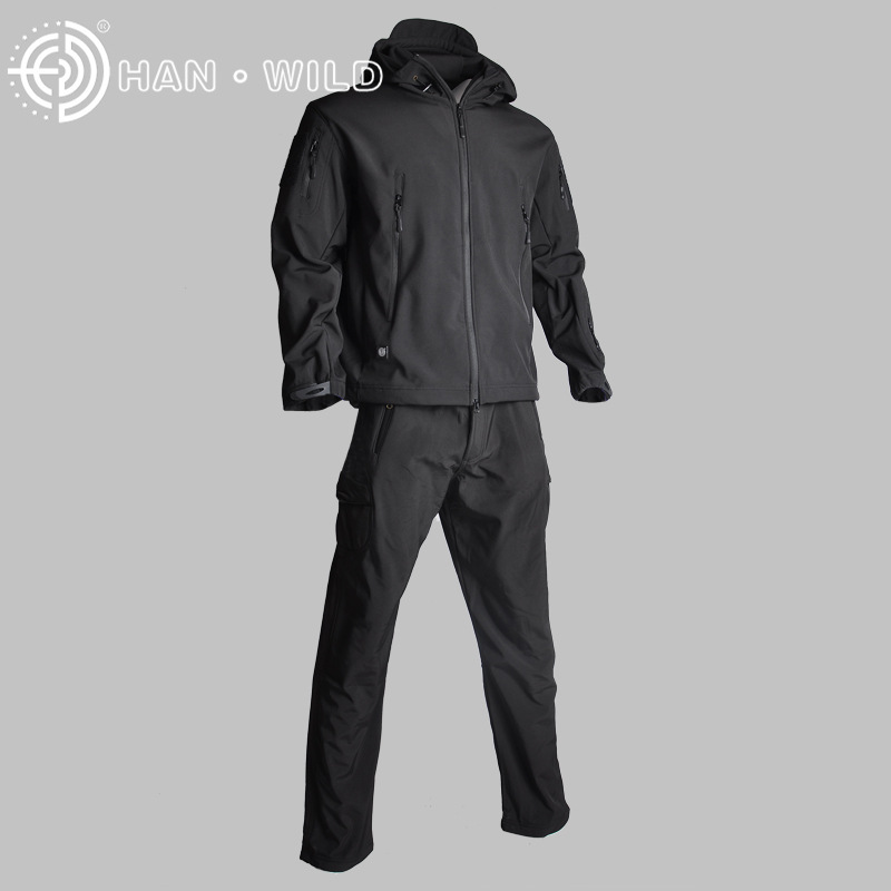 Army Military Hunting Suits Outdoor Waterproof Windproof Jacket Or Pants Climbing Hiking Clothes Sharkskin Men Tactical Sets