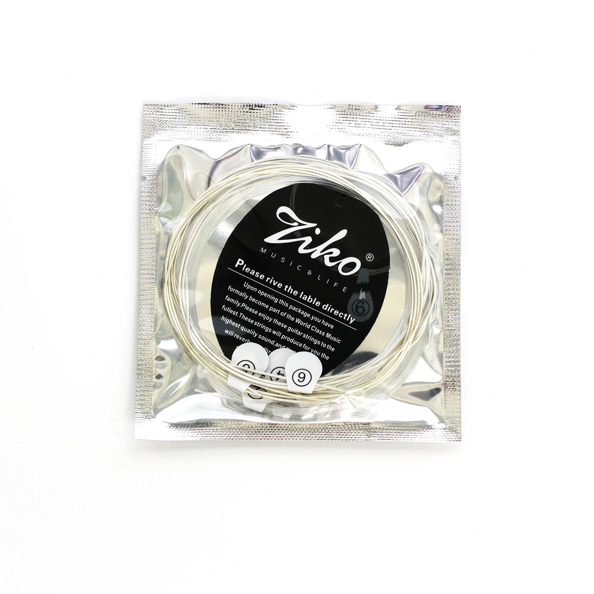 ZIKO Classical Guitar Set of Strings DPA-70 Silver Plated Wirewound Professional High Quality String Classical Guitar Accessory