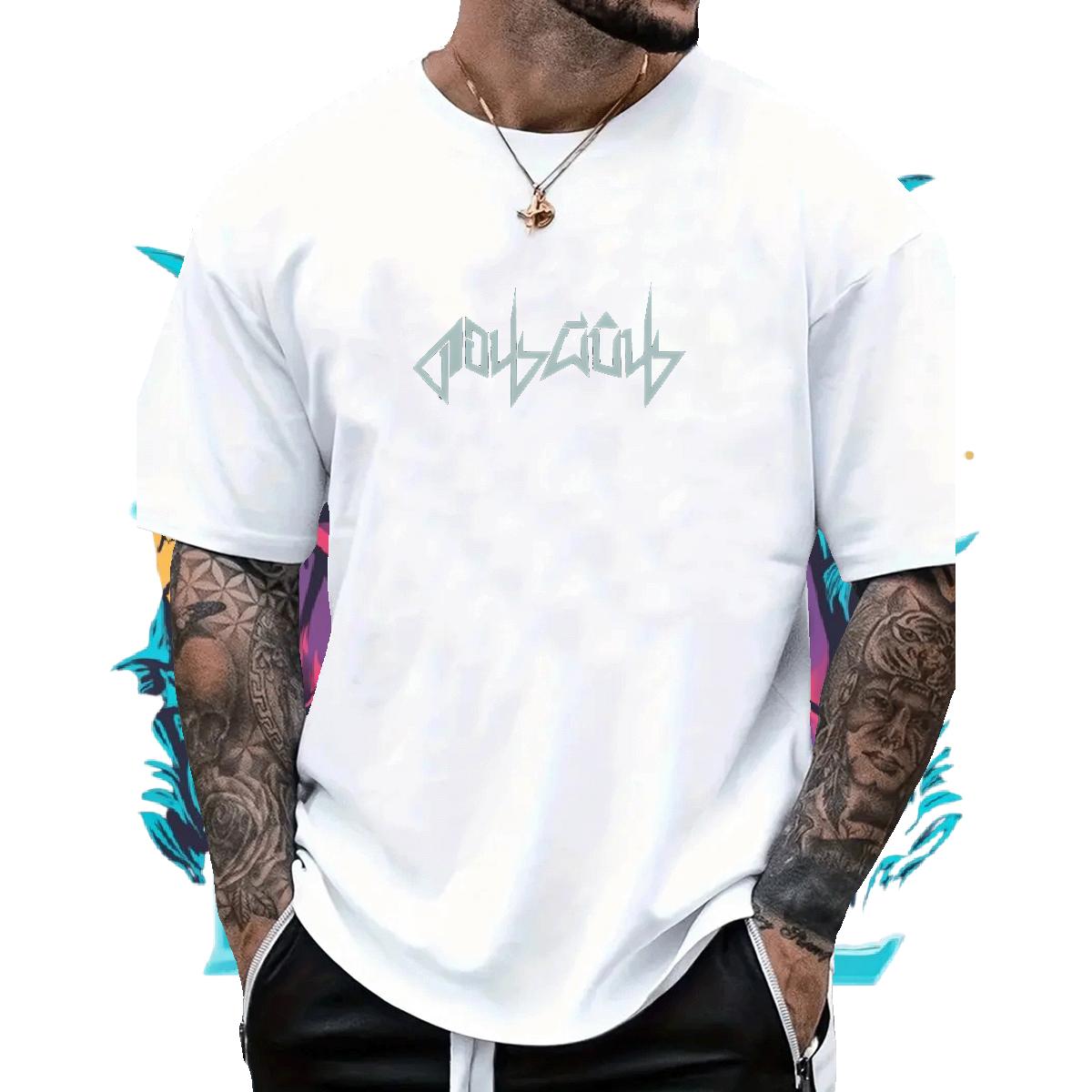 Customized Men T Shirts Custom Printed Men Tops Tees Casual Breathable Short Sleeve Loose Wear