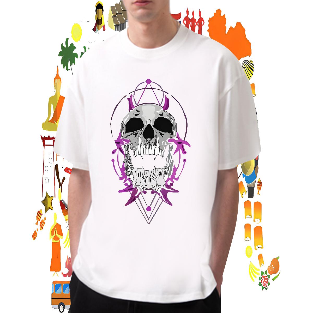 Fashion T Shirt For Man DIY Logo Men Tops Tees Sports Casual Breathable Short Sleeve Cool Clothes